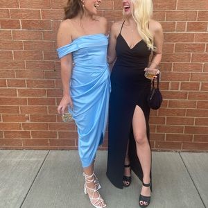 Pretty Little Thing size 6 blue dress